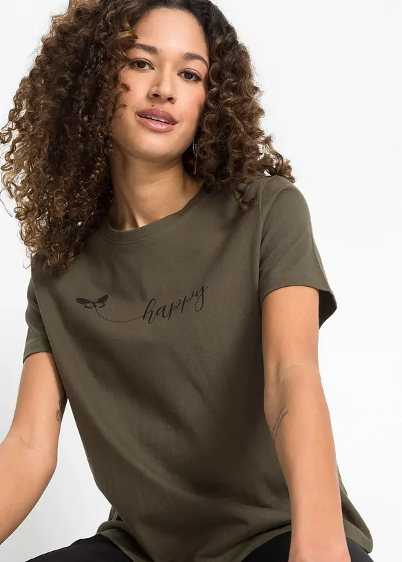 T-skjorte i 100% bomull, bonprix