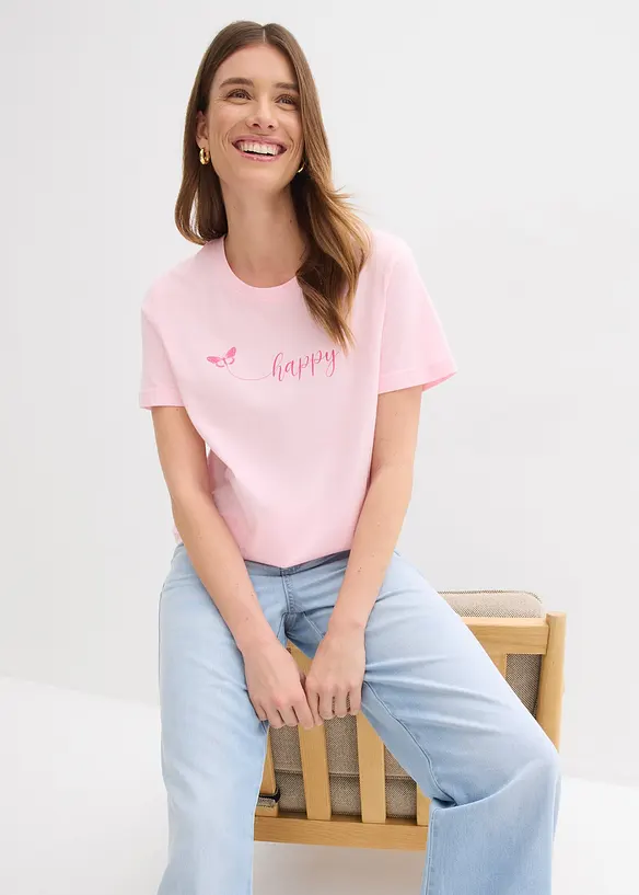 T-skjorte i 100% bomull, bonprix