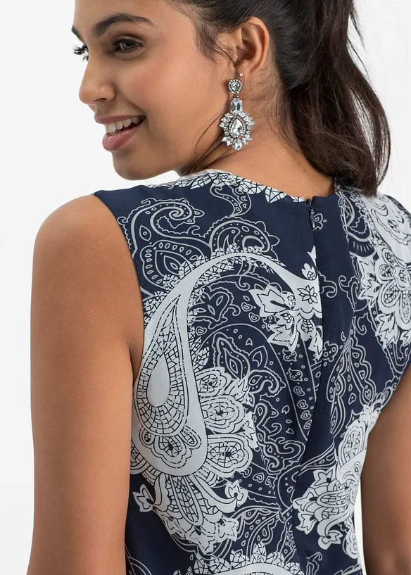 Lang chiffonkjole, bonprix