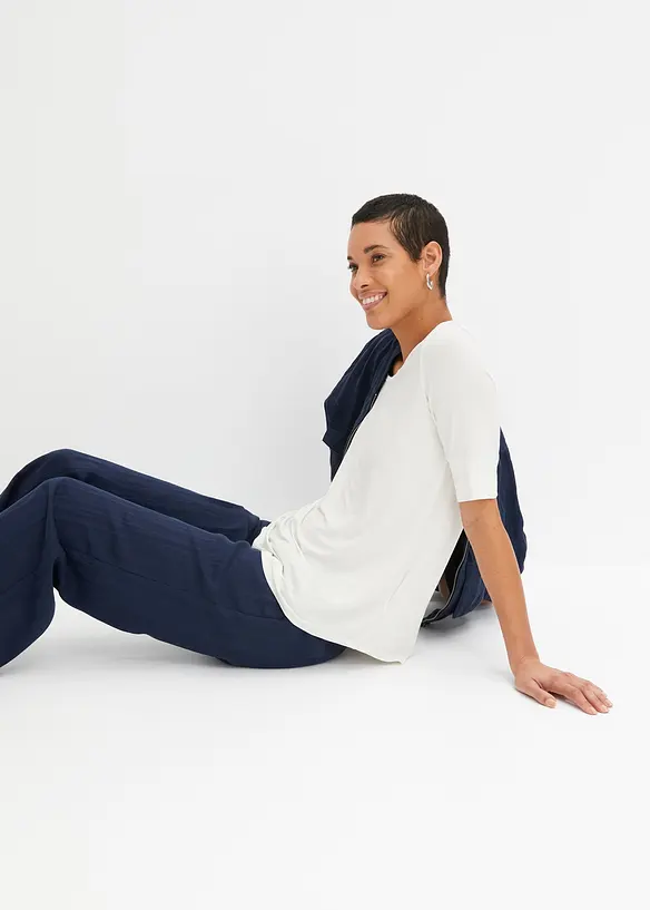 Topp i myk viskosemiks, bonprix