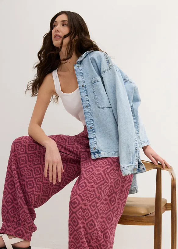 Haremsbukse i 100% bomull, bonprix