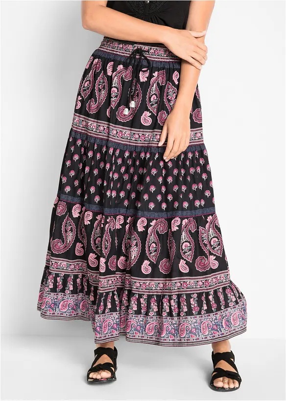 Maxiskj&oslash;rt i 100% bomull, bonprix