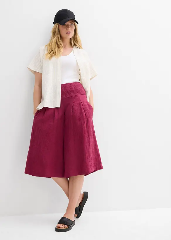 Capribukse i myk musselin, bonprix