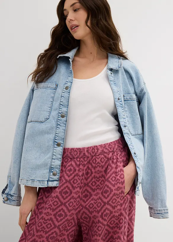 Haremsbukse i 100% bomull, bonprix