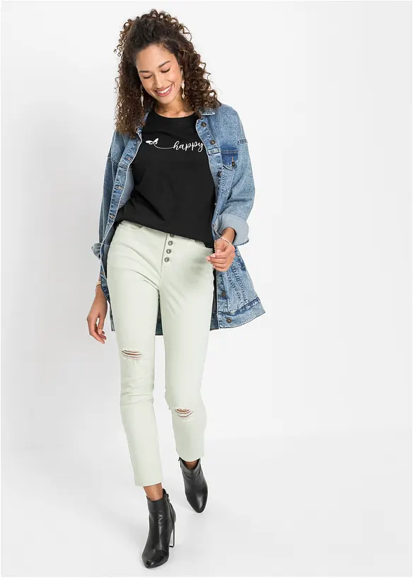 T-skjorte i 100% bomull, bonprix