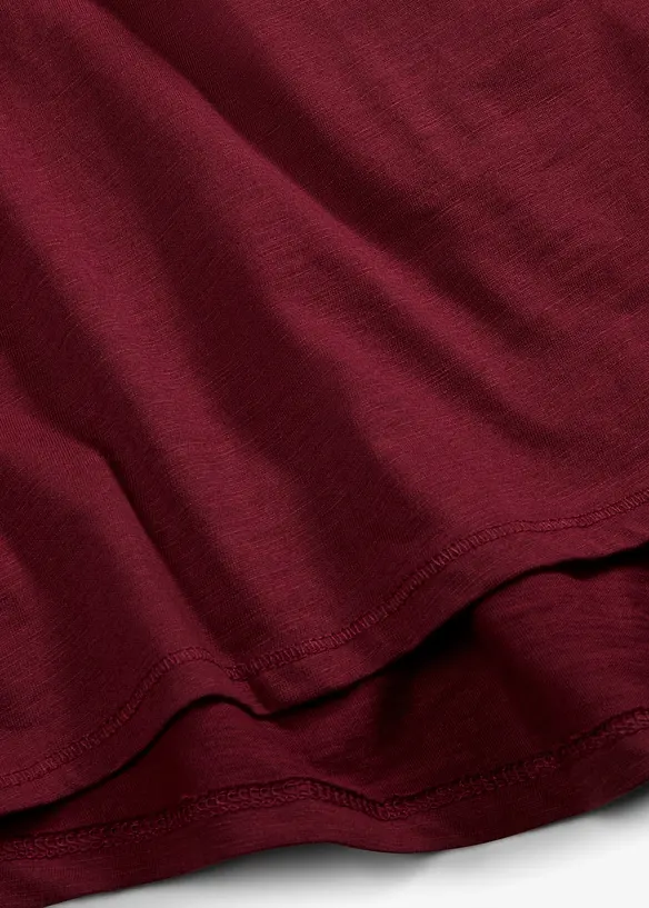 Langermet topp i 100% bomull, bonprix