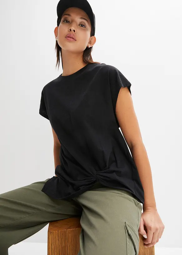 Topp i 100% &oslash;kologisk bomull, bonprix