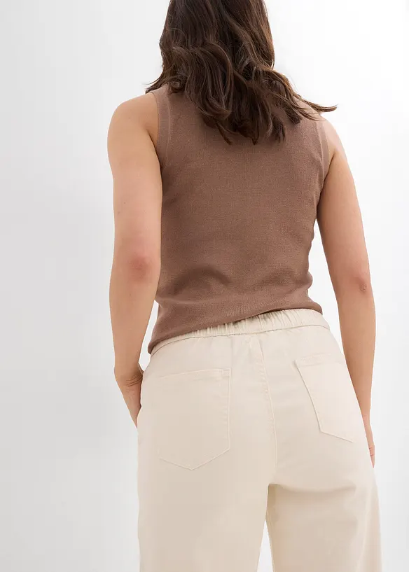 Barrel-jeans, Mid Waist, komfortlinning, bonprix