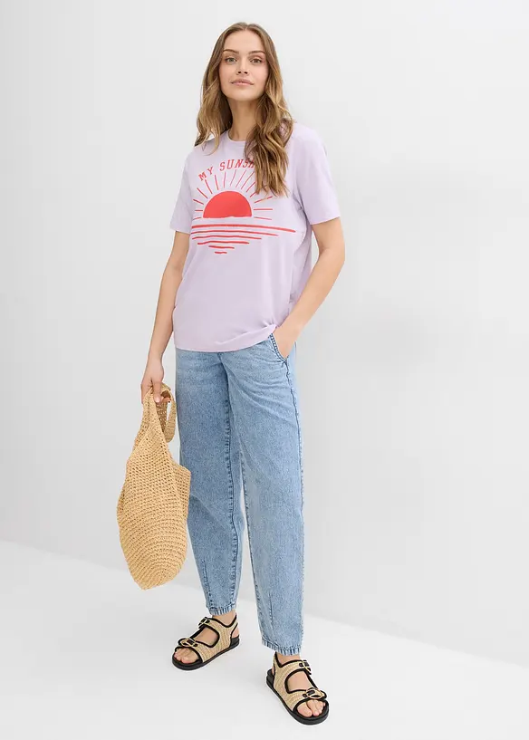 2-i-1-mamma- og ammetopp i &oslash;kologisk bomull, bonprix