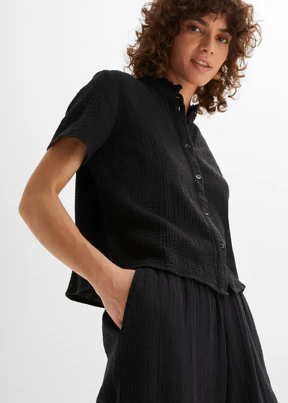 Culottes i bomullsmusselin, bonprix