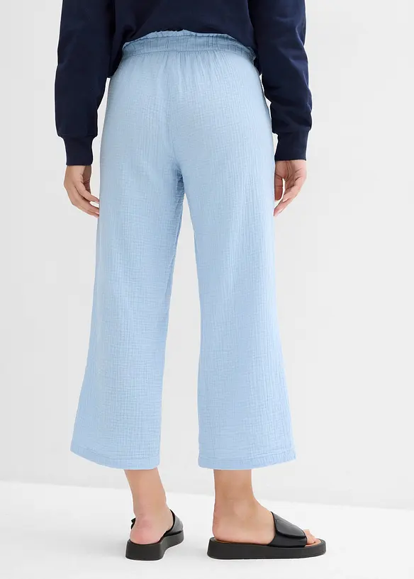 Culottes i bomullsmusselin, bonprix