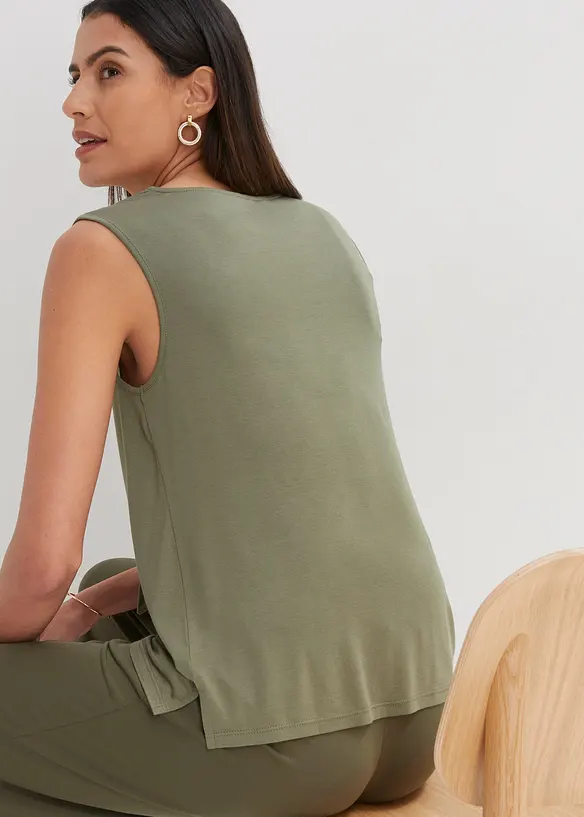 Topp med sl&oslash;yfe, bonprix