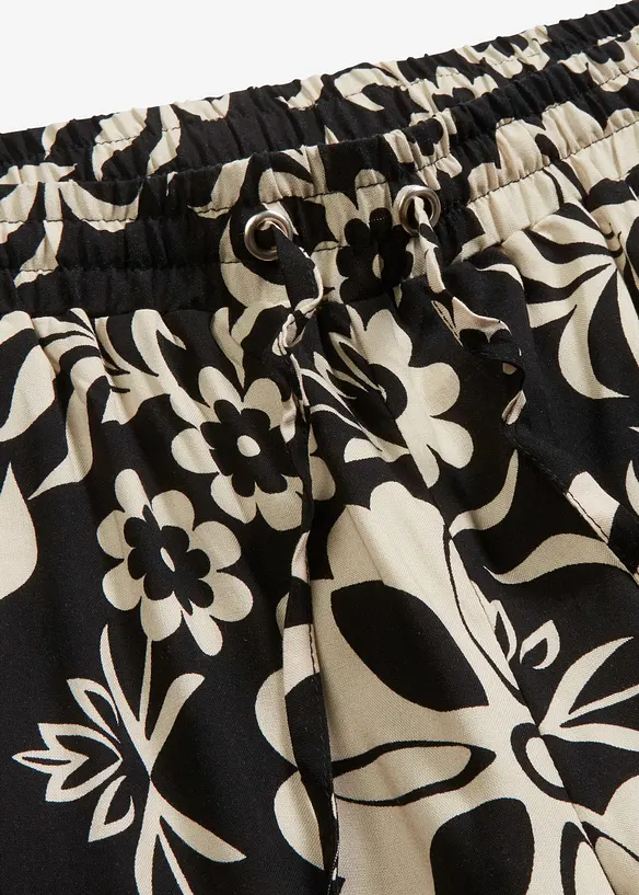 Vid bukse i lett viskose, bonprix