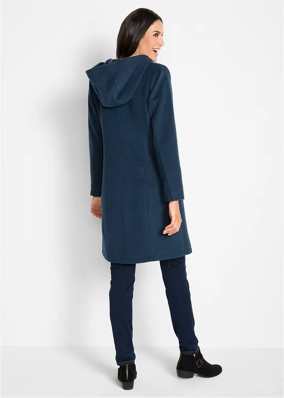Duffelcoat i ullstil, bonprix