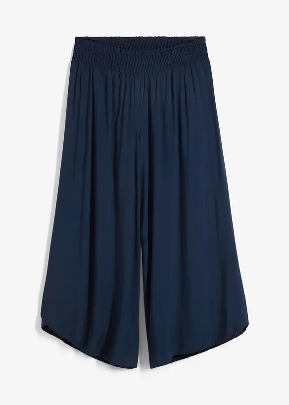 Legglang culotte av myk viskose, bonprix