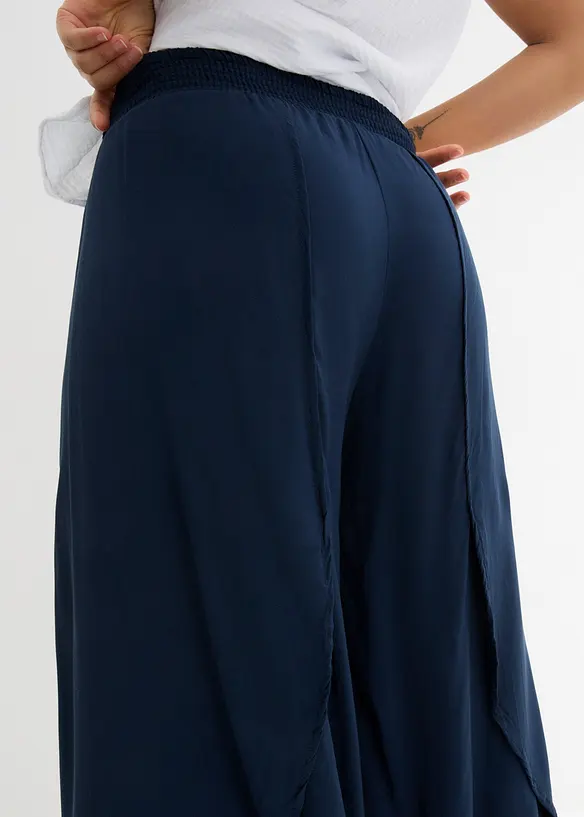 Legglang culotte av myk viskose, bonprix