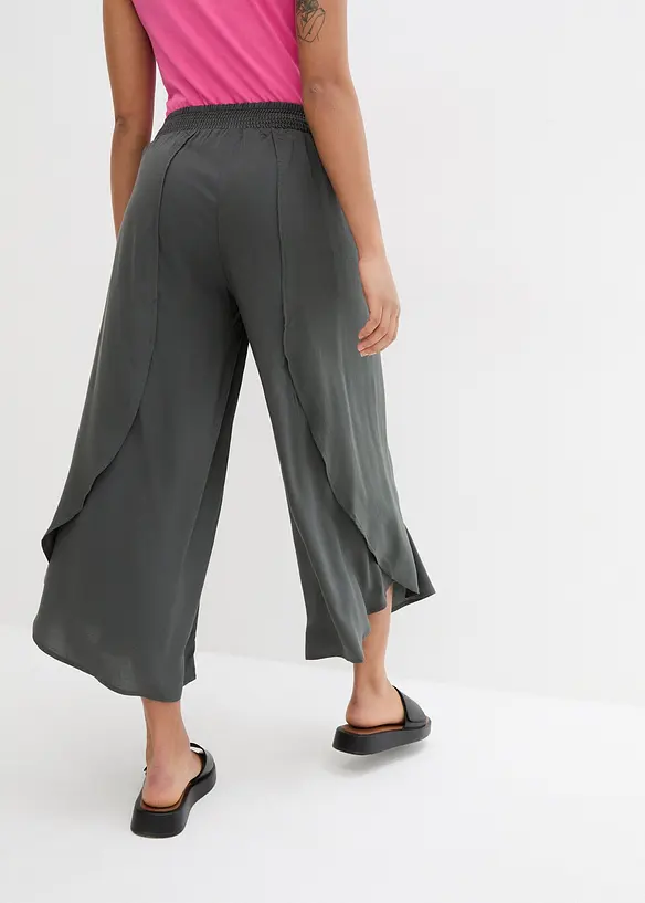 Legglang culotte av myk viskose, bonprix