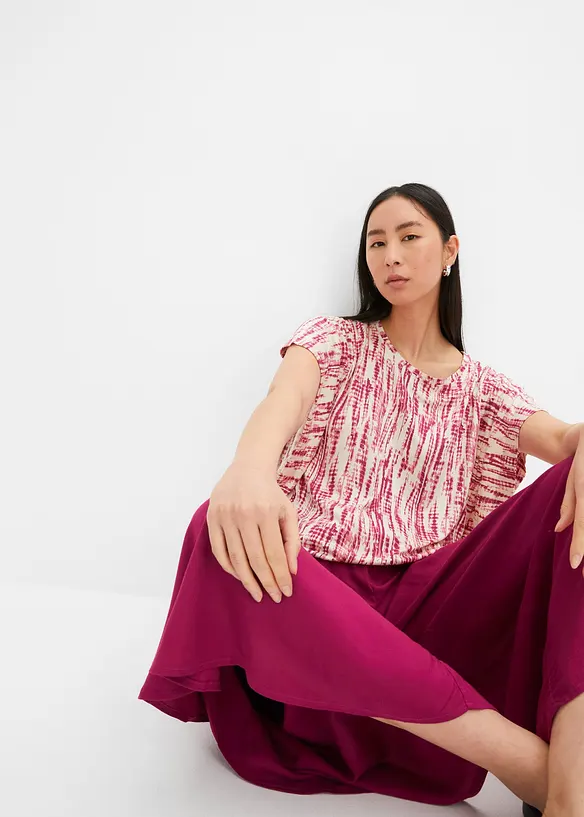 Legglang culotte av b&aelig;rekraftig viskose, bonprix