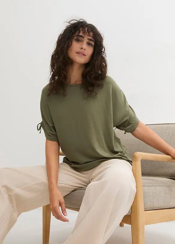 Topp i lett viskose, bonprix