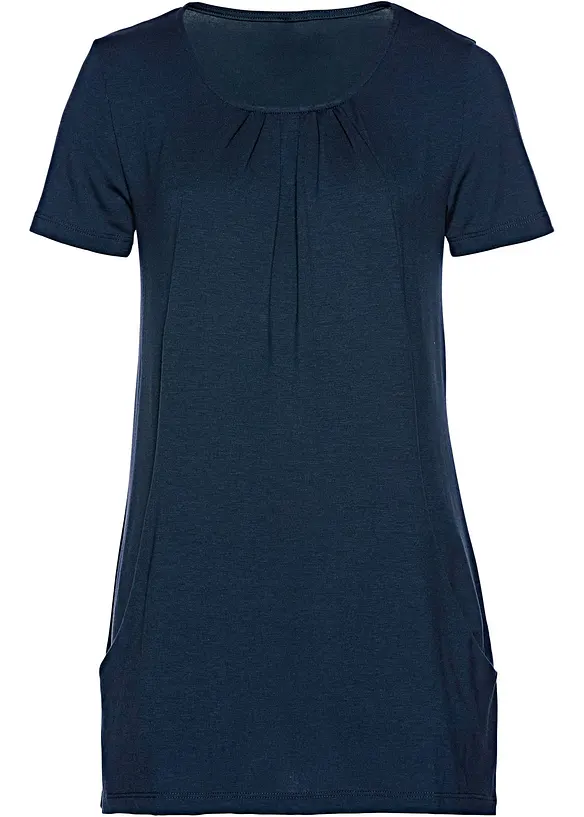 Lang topp&nbsp;med viskose, bonprix