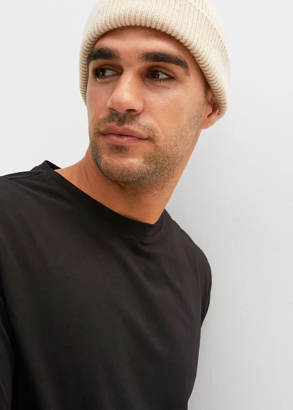 Langermet topp (2-pack), bonprix