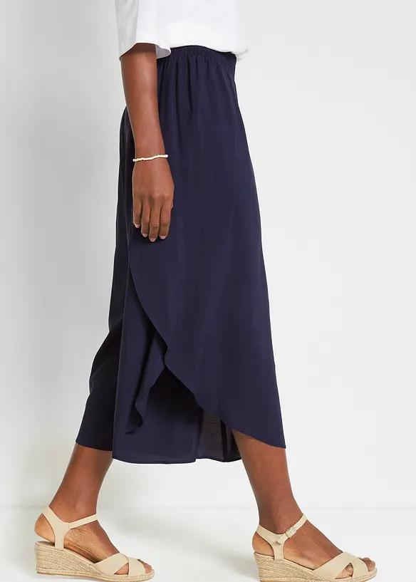 Legglang culotte av b&aelig;rekraftig viskose, bonprix