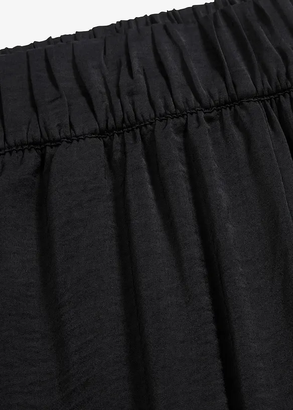 Lett palazzobukse med High Waist-komfortlinning, lang, bonprix