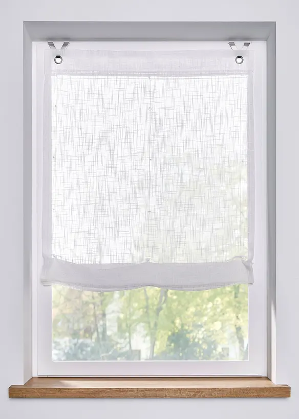 Liftgardin i linlook, bonprix