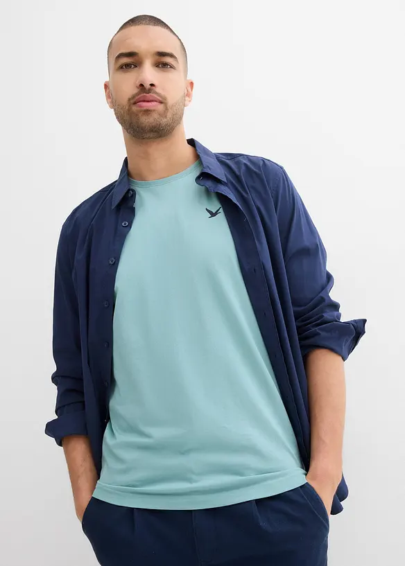 Singlet i 100% &oslash;kologisk bomull (2-pack), bonprix