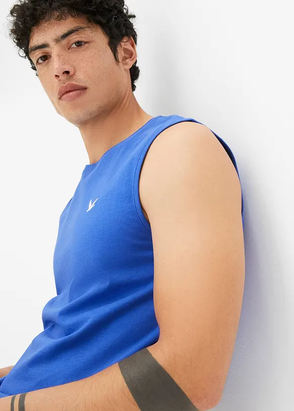 Singlet i 100% &oslash;kologisk bomull (2-pack), bonprix