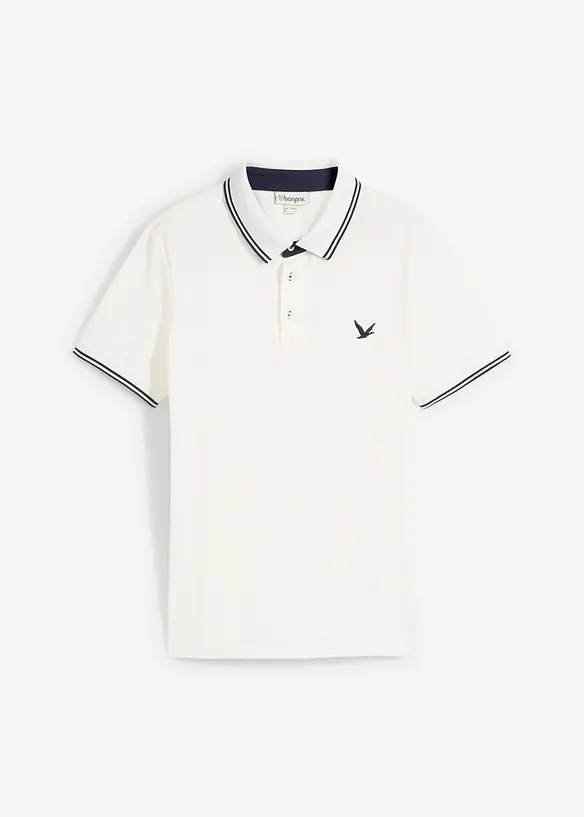 Pik&eacute;-poloskjorte i 100% bomull, bonprix