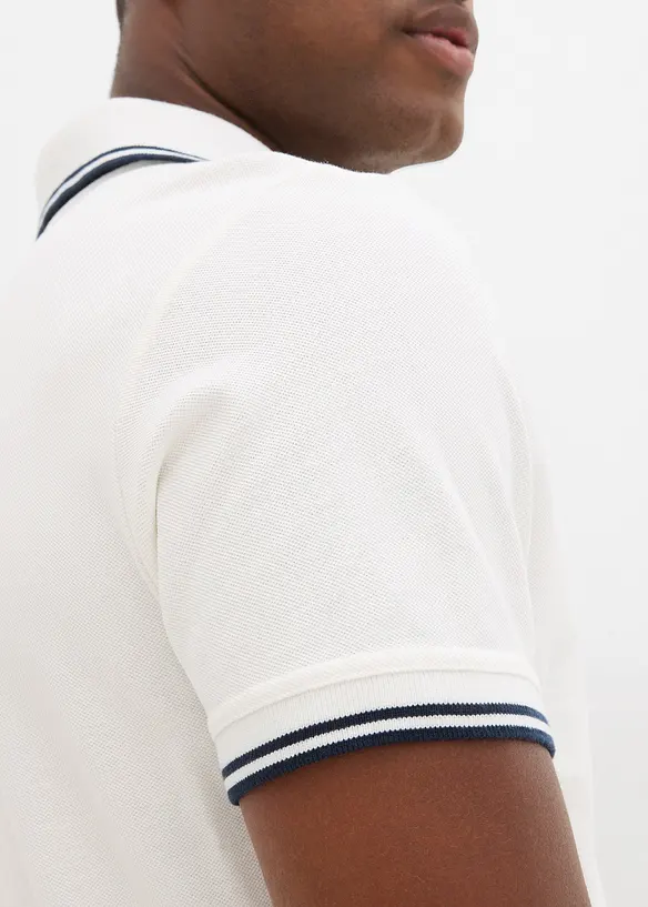 Pik&eacute;-poloskjorte i 100% bomull, bonprix