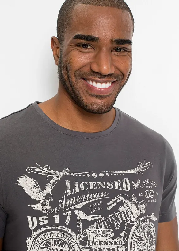 T-skjorte i 100% bomull, bonprix