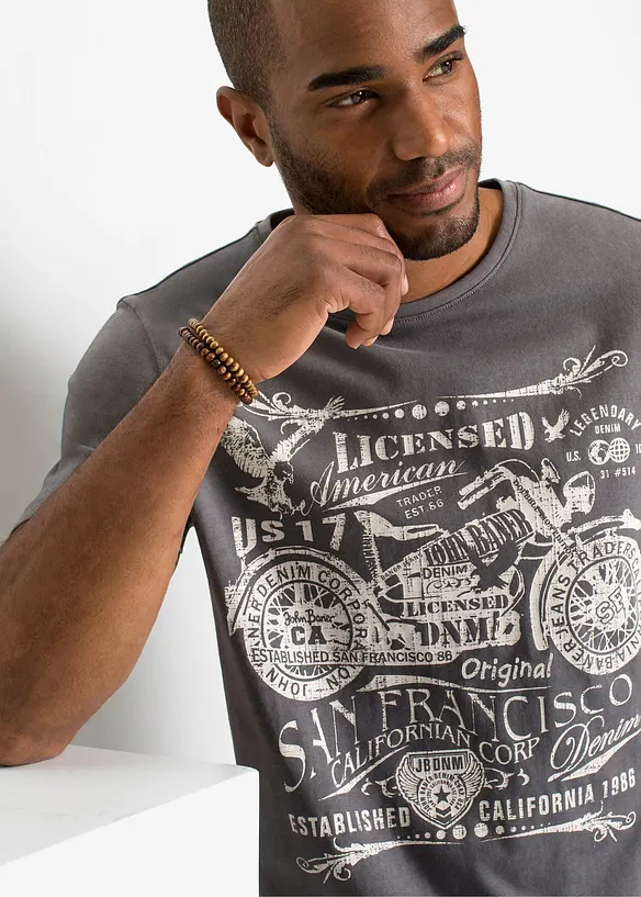 T-skjorte i 100% bomull, bonprix