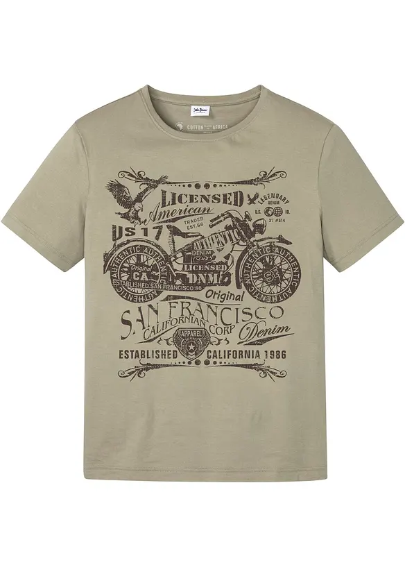 T-skjorte i 100% bomull, bonprix