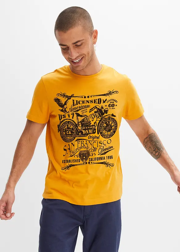 T-skjorte i 100% bomull, bonprix