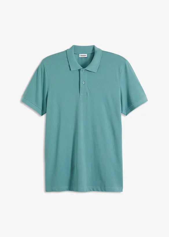 Pik&eacute;-poloskjorte i 100% &oslash;kologisk bomull, bonprix