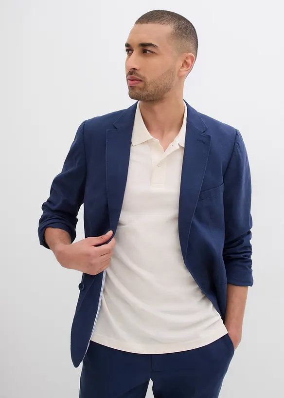 Pik&eacute;-poloskjorte i 100% &oslash;kologisk bomull, bonprix