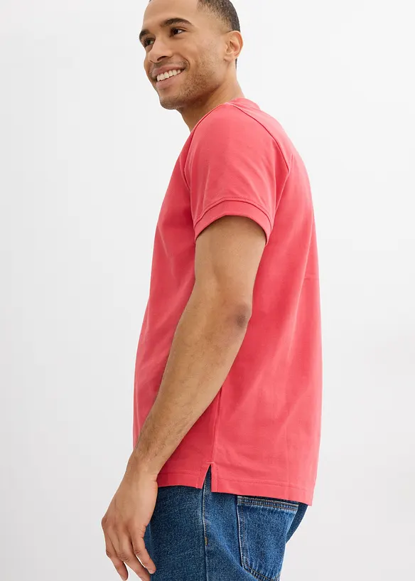 Pik&eacute;-poloskjorte i 100% &oslash;kologisk bomull, bonprix