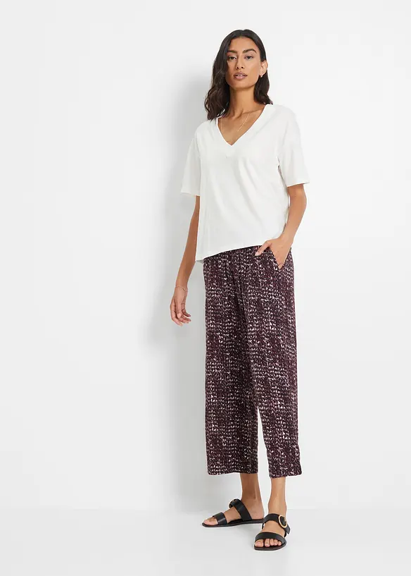 Oversized topp av ren &oslash;kologisk bomull, bonprix