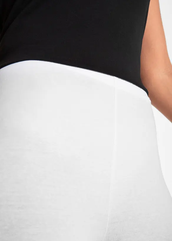 Capri-leggings i smal modell (2-pack), bonprix