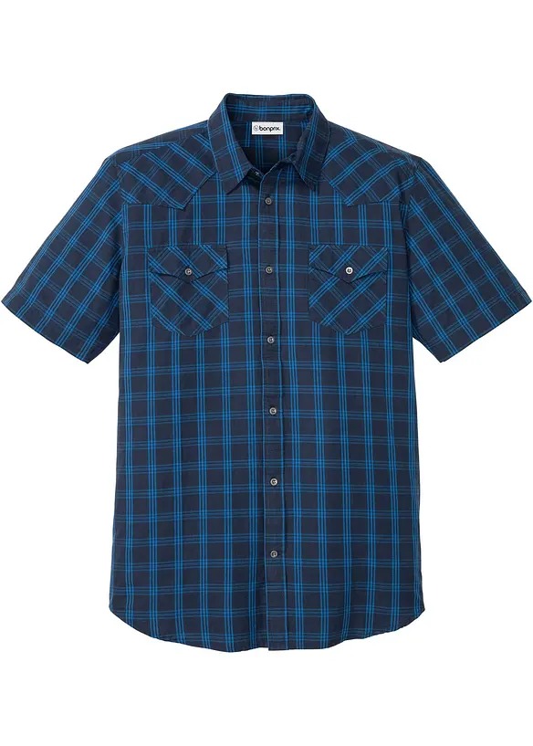 Kortermet skjorte i 100% bomull, bonprix