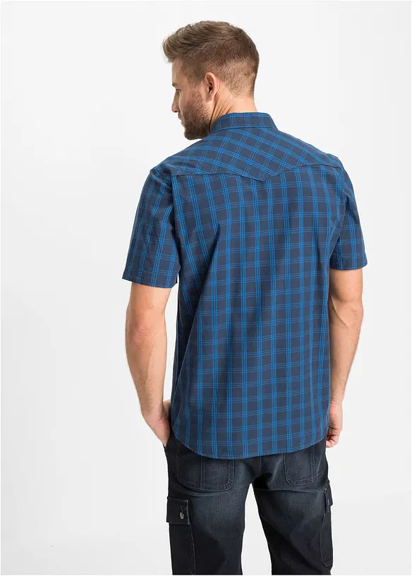 Kortermet skjorte i 100% bomull, bonprix