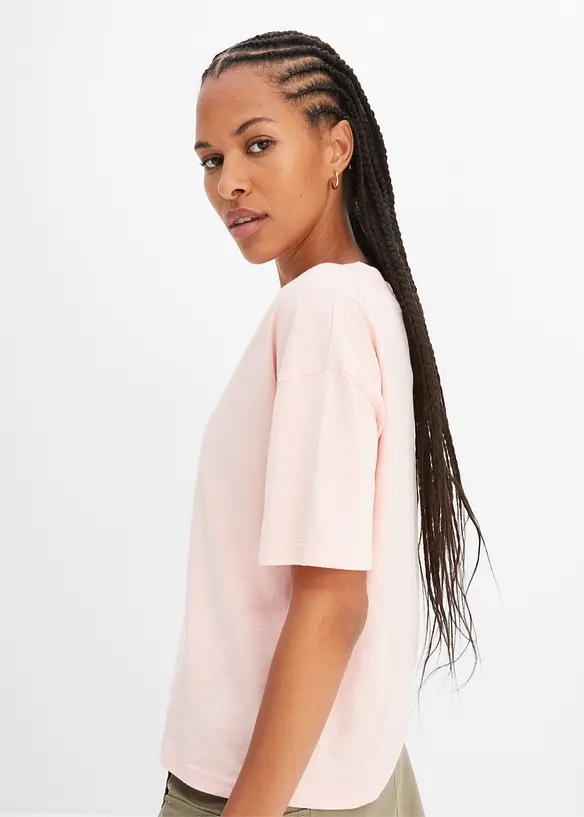 Oversized topp av ren &oslash;kologisk bomull, bonprix