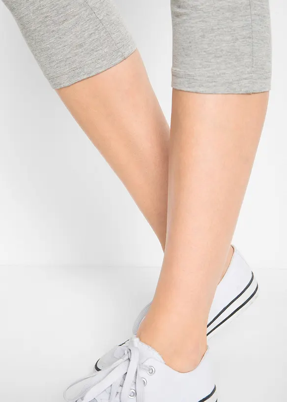 Capri-leggings i smal modell (2-pack), bonprix