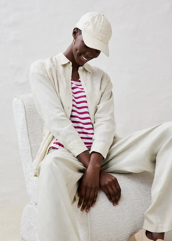 Lintopp med flaggermusermer, bonprix