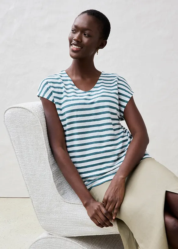 Lintopp med flaggermusermer, bonprix