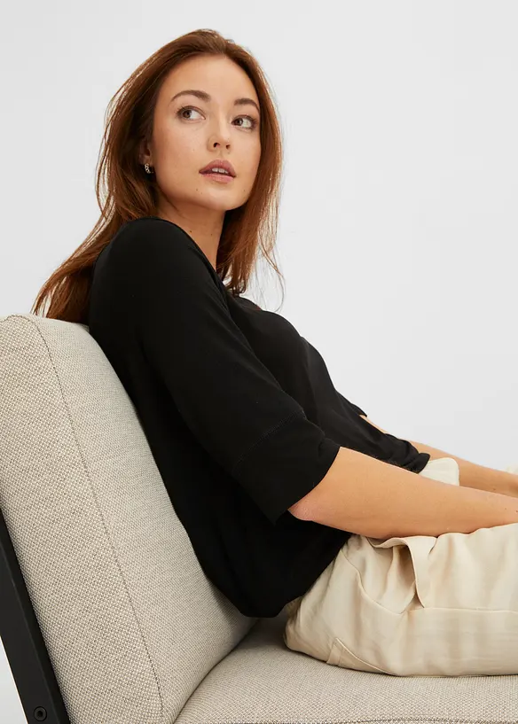 Topp i myk viskosemiks, bonprix