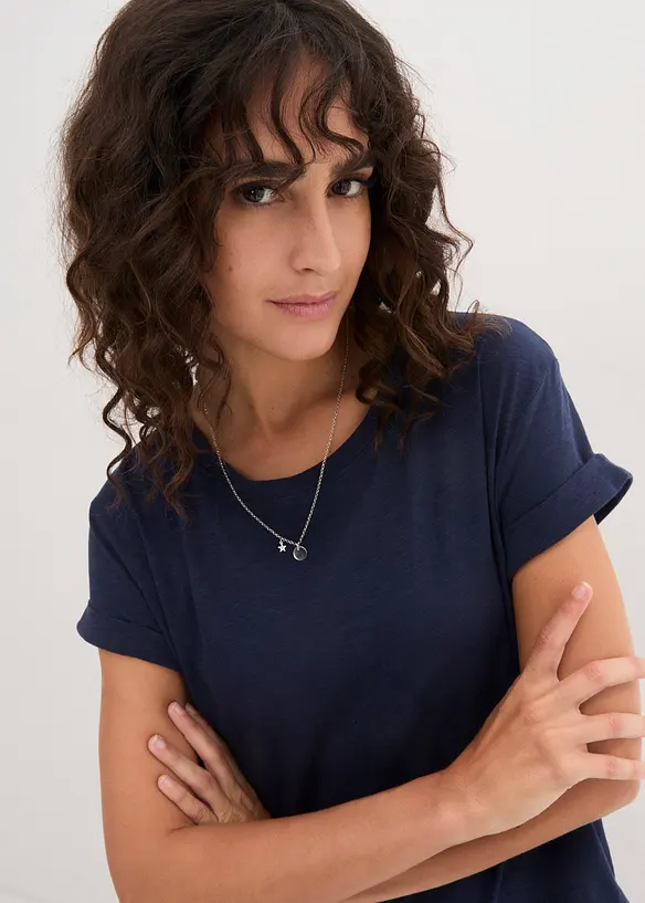 Jerseykjole i bomull, bonprix