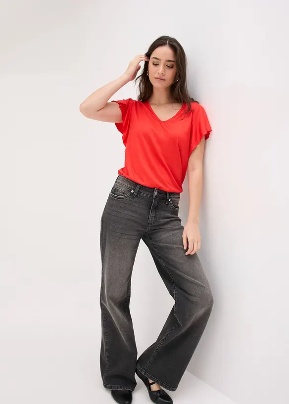 Topp i myk viskose, bonprix